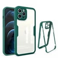 thumbnail image 1 of TECH CIRCLE for iPhone 14 Pro Max Case 6.7 inch 2022, Slim Fit Lightweight Shock-Absorbent Dust Proof Phone Silicone Back Cover with Built-in Screen Protector,Darkgreen, 1 of 5
