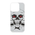 thumbnail image 1 of TECH CIRCLE for iPhone 14 Pro Phone Case,Ultra Thin Slim Flexible TPU Cover Soft Silicone for Women Girl Cute Anti-Scratch Protective Shockproof Bumper Support Wireless Charging, A Skull, 1 of 1