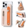 thumbnail image 1 of TECH CIRCLE for iPhone 15 Plus Clear Wallet Case,Drop Protection Slim Protective Stand Cover with Card Holder Zipper Anti-Scratch Cover for Women Men for iPhone 15 Plus 6.7 inch 2023,Pink, 1 of 10