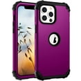 thumbnail image 1 of TECH CIRCLE For iPhone 15 Pro Case, Dual Layer Slim Heavy Duty Hybrid Rugged Shockproof Anti-Scratch Protective Back Phone Cover for Apple iPhone 15 Pro 6.1" 2023,Purple, 1 of 8