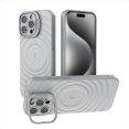 thumbnail image 1 of TECH CIRCLE for iPhone 16 Case 6.1-Inch 2024, Slim Fit Lightweight Thin Basic Case with Hidden Kickstand on Camera, Plastic/Silicone Materials, Protective Cute Circle Back Cover Case, Gray, 1 of 7