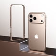 thumbnail image 1 of TECH CIRCLE for iPhone 16 Plus Aluminum Frame Metal Bumper Frame Slim Hard Magnetic Case,Non-Slip Metal Frame with Soft Inner Bumper, Shockproof Heat Dissipation Raised Edge Protection,Gold, 1 of 7