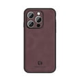 thumbnail image 1 of TECH CIRCLE for iPhone 16 Plus TPU+PC & PU Leather Case , Anti-Vibration & Anti-Slip Ultralight Luxury Case, Compatible with Magsafe for Men & Women,Winered, 1 of 13