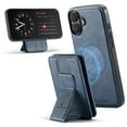 thumbnail image 1 of TECH CIRCLE for iPhone 16 Pro Case 6.3" 2024, Magnetic Phone Case with Removable Wallet & Hidden Kickstand, RFID Blocking Credit Card Slots, Compatible with MagSafe, PU Leather Protective Cover, Blue, 1 of 11