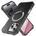 thumbnail image 1 of TECH CIRCLE for iPhone 16 Pro Case (6.3 Inch) 2024, Lightweight Slim Solid Case with Hidden Kickstand, Compatible with MagSafe & Magnetic Accessories, Protective Thin Cute Back Cover Case, Black, 1 of 6
