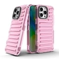 thumbnail image 1 of TECH CIRCLE for iPhone 16 Pro Case 6.3-Inch (2024 Release), Slim Fit Lightweight Thin Basic Case, Plastic/Silicone Materials, Protective Cute Stripe Back Cover Case for iPhone, Peach, 1 of 7