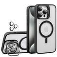 thumbnail image 1 of TECH CIRCLE for iPhone 16 Pro Case, Military Grade Drop Protection Compatible with MagSafe Stash Stand Camera Lens Protector Magnetic Phone Case for Apple iPhone 16 Pro 6.3" 2024,Black, 1 of 9