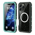 thumbnail image 1 of TECH CIRCLE for iPhone 16 Pro Magnetic Case Waterproof IP68 Built-in Screen & Lens Protector Fit for MagSafe 360°Full Body Shockproof Heavy Duty Protective Case for iPhone 16 Pro, Grassblue, 1 of 14