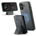 thumbnail image 1 of TECH CIRCLE for iPhone 16 Pro Max Case 6.9" 2024, Magnetic Phone Case with Removable Wallet & Hidden Kickstand, RFID Blocking Card Slots, Compatible with MagSafe, PU Leather Protective Cover, Black, 1 of 11