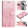 thumbnail image 1 of TECH CIRCLE for iPhone 16 Pro Max Case 6.9" 2024, PU Leather Flip Wallet Case with Stand Function, Built-in Card Slots & Cash Pocket, Lightweight Protective Slim Cute Cover with Lanyard, Rosegold, 1 of 8