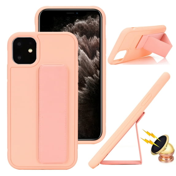 TECH CIRCLE for iPhone 16 Pro Max Case 6.9 Inch (2024 Release), Slim Thin Lightweight Back Cover Case with Kickstand, Protective Fashion Solid Color Cute Case for Women Men, Pink