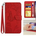 thumbnail image 1 of TECH CIRCLE for iPhone 16 Pro Wallet Case for Women,PU Leather Magnetic Snap Shoulder Wrist Strap Card Holder Wallet Flip Folio Protective Stand Cover for Apple iPhone 16 Pro 2024,Red, 1 of 7