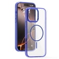 thumbnail image 1 of TECH CIRCLE For iPhone 16e Clear Phone Case 6.1" 2025 Model with Magnetic Ring, Compatible with MagSafe Accessories, Hard Transparent Back, Slim Lightweiht Protective Cover For Women Men, Darkblue, 1 of 8