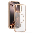 thumbnail image 1 of TECH CIRCLE For iPhone 16e Clear Phone Case 6.1" 2025 Model with Magnetic Ring, Compatible with MagSafe Accessories, Hard Transparent Back, Slim Lightweiht Protective Cover For Women Men, Gold, 1 of 8