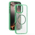 thumbnail image 1 of TECH CIRCLE For iPhone 16e Clear Phone Case 6.1" 2025 Model with Magnetic Ring, Compatible with MagSafe Accessories, Hard Transparent Back, Slim Lightweiht Protective Cover For Women Men, Green, 1 of 8