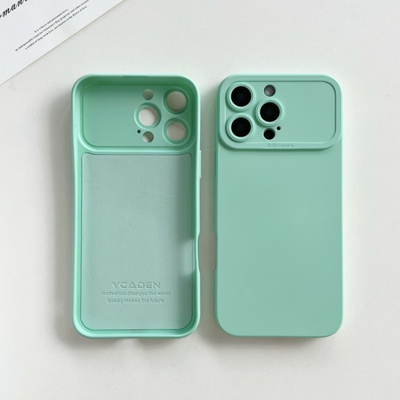 TECH CIRCLE For iPhone 17 Flexible TPU Case,Shockproof, Anti-Scratch, Anti-Fingerprint, Wireless Charging,Slim Light Thin Anti-Scratch Cover Camera Lens Protection for Men Women,Lightcyan