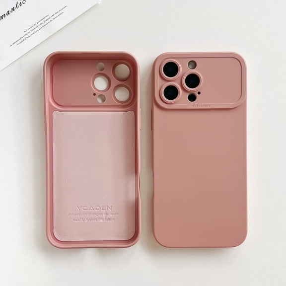 TECH CIRCLE For iPhone 17 Pro Flexible TPU Case,Shockproof, Anti-Scratch, Anti-Fingerprint, Wireless Charging,Slim Light Thin Anti-Scratch Cover Camera Lens Protection for Men Women,Pink