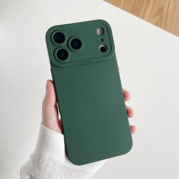 TECH CIRCLE  for iPhone 17 Pro Max Rubber TPU Magnetic Case,Compatible with Magsafe,Premium Classic Liquid Silicone Slim Shockproof Cover,Anti-Scratch Microfiber Lining,Darkgreen