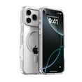 thumbnail image 1 of TECH CIRCLE For iPhone 17 Pro Strong Magnetic PC+TPU Clear Case, Slim Shock-Absorbent, Anti-Scratch, Anti-Fingerprint, Compatible with Magsafe Non-Slip Drop Protection Cover,White, 1 of 13