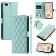 thumbnail image 1 of TECH CIRCLE For iPhone 7/8/SE Case Wallet for Women Girl,Luxury PU Leather Crossbody Wristlet Strap Kickstand Slim Card Holder Slots Wallet Case for Apple iPhone 7/8/SE 4.7",Mint, 1 of 7