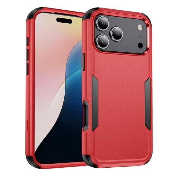 TECH CIRCLE For iPhone 7/8 and iPhone SE (2nd/3rd Gen) 4.7" Shockproof Hybrid Case, Dual-layer Case, Drop Proof, Anti-Scratch, Anti-Fingerprint, Protective Lightweight Phone Case for Women Men, Red