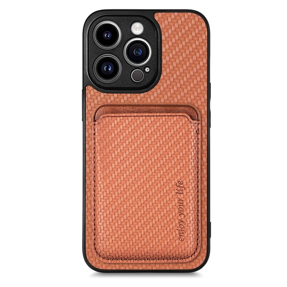 TECH CIRCLE for iPhone 8 Plus/7 Plus case with Card Holder, Magnetic Detachable 2-in-1 PU Leather Thin Shockproof Protective Wallet Cover Compatible with Magsafe for iPhone 8 Plus/7 Plus,Brown