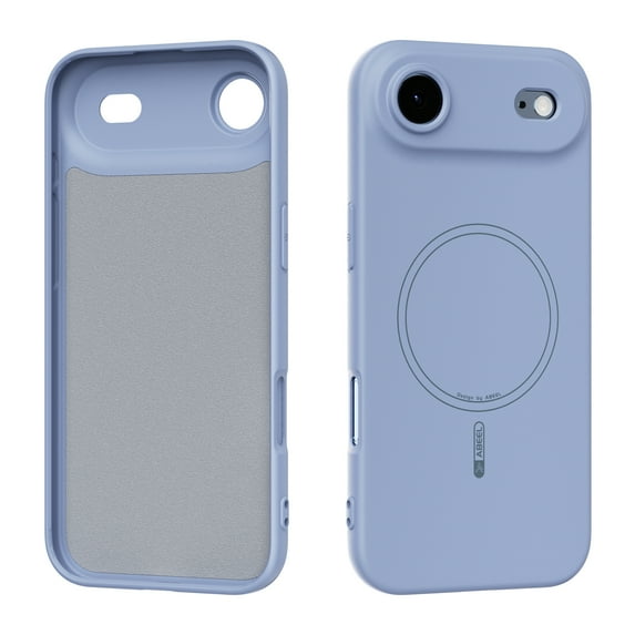TECH CIRCLE for iPhone Air Flexible TPU Magnetic Matte Solid Color Case Slim Shockproof Full Camera Protection Cover - Military Drop Proof Anti-Scratch Durable Silicone Protective,Blue