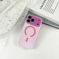 thumbnail image 1 of TECH CIRCLE For iPhone Air PC+TPU Frosted Candy Color Case Anti-Scratch Shockproof Anti-Fingerprint Wireless Charging Qi Compatible Large Window Crystal Camera Lens Protection,Pink, 1 of 12