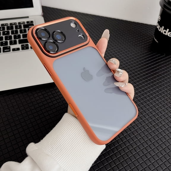 TECH CIRCLE For iPhone Air PC+TPU Hybrid Basic Case,Shockproof Anti-Scratch Dust/Dirt Proof, Military Grade Drop Protection Qi Wireless Charging Full Camera Lens Protection,Orange