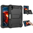 thumbnail image 1 of TECH CIRCLECase for iPad 10th Generation 10.9 inch 2022, Three Layer Full Body Protection Kickstand Cases Drop-Proof Shockproof Protective Cover for Apple iPad 10th Gen 10.9" 2022 release,Black, 1 of 9