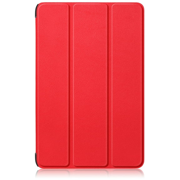 TECH CIRCLETrifold Stand Cases for Galaxy Tab S9 2023/S8 2022/S7 2020, Flip Folio Hard PC Back Shell Multi Angles Stand Smart Slim Case with Auto Sleep/Wake for Galaxy Tab S9 /S8 /S7 11 inch, Red