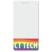 TECH Duty Vertical (5 Pack) - Spill & Tear Proof Cards - 2 Sided Printed Quick Role Identifier ID by