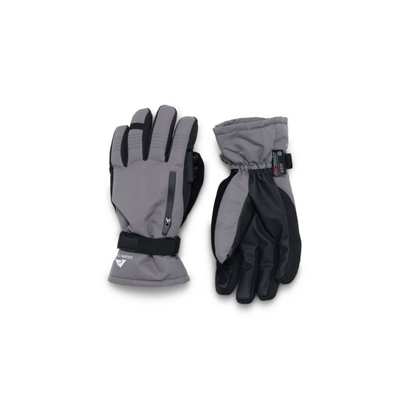 Ozark Trail Women's Technical Ski Gloves, Dark Grey