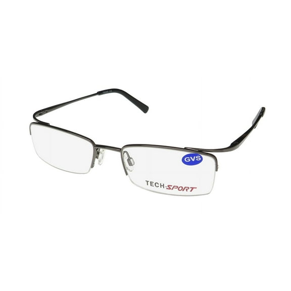 TECH-SPORT TXS3002 EYEGLASS FRAME/GLASSES HALF-RIMLESS AVANT-GARDE DESIGN MODERN