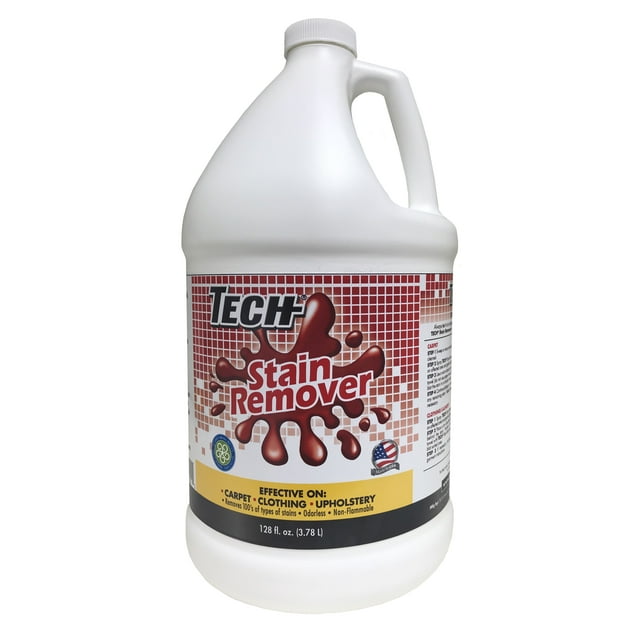 TECH NonToxic Stain Remover Gallon, Heavy Duty, for Grease and Oil on