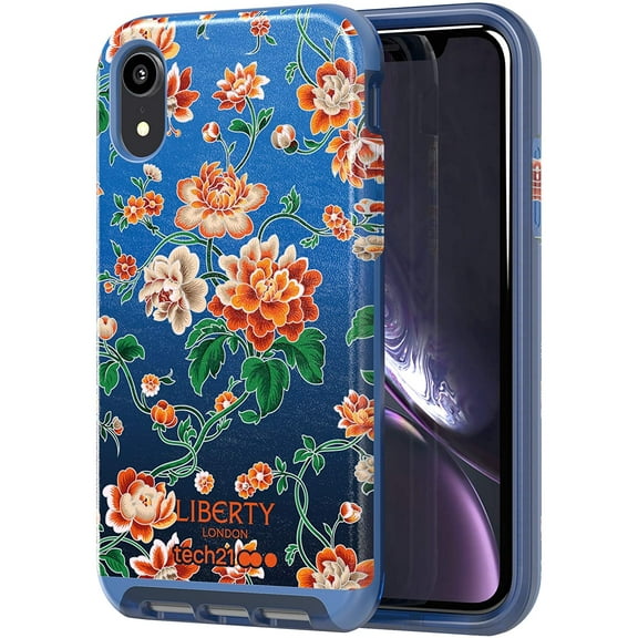 TECH21 - Evo Luxe Liberty Grace for Apple iPhone XR - Blue