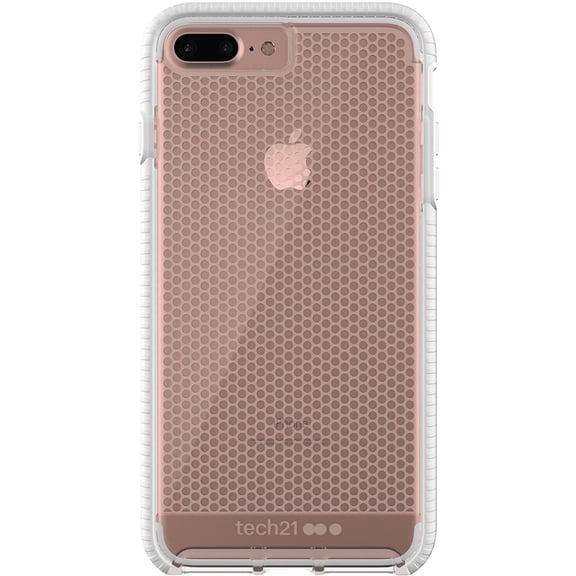 TECH21 - Evo Mesh for Apple iPhone 6+/7+/8+ Plus - Clear White