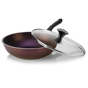 TECHEF 12-inch Art Pan - Stir Fry Pan / Wok with Lid