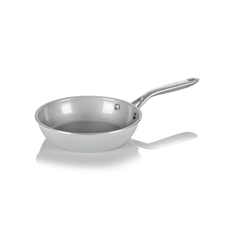 TECHEF - CeraTerra 8 Ceramic Nonstick Frying Pan Skillet, (PTFE, PFAS, and  PFOA Free), Dishwasher Oven Safe, Stainless Steel Handle, Induction-Ready