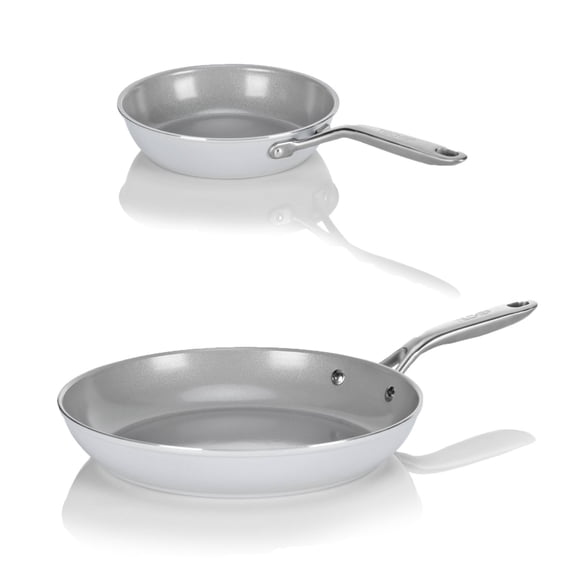 TECHEF CeraTerra - 8" & 12" Ceramic Nonstick Frying Pan Set