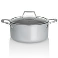 thumbnail image 1 of TECHEF - CeraTerra Collection, 5-quart Ceramic Nonstick Soup Pot with Glass Lid, Made in Korea, 1 of 7