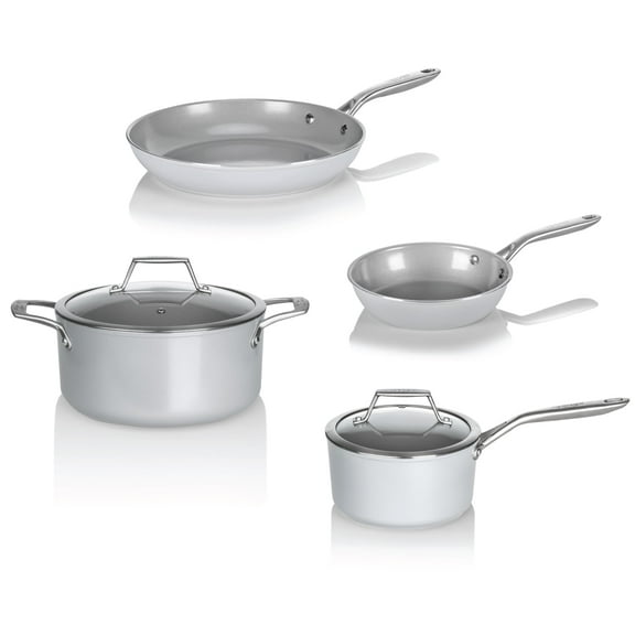 TECHEF - CeraTerra Collection Ceramic Nonstick Cookware 6pcs Set, Made in Korea