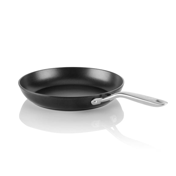 TECHEF - Onyx Collection 10-Inch Nonstick Frying Pan Skillet, Dishwasher Oven Safe, Stainless Steel Handle, Induction-Ready, Made in Korea