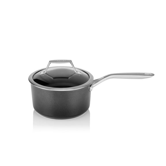 TECHEF - Onyx Collection - 2-quart Nonstick Saucepan with Glass Lid, Made in Korea