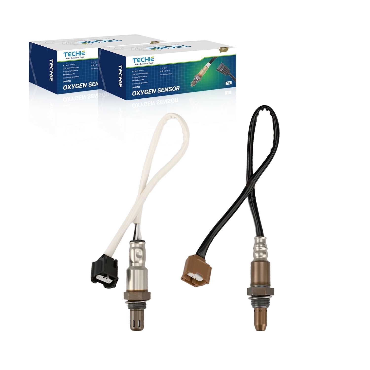 TECHIE Oxygen O2 Sensor 234-9133 234-4905 Upstream Downstream Oxygen O2 Sensor fit for Nissan Altima S SL SR SV 2.5L 2013-2018,211500-7590 22693-3TA0A 22693-3TA0B 226A0-3TA0B,2 PCS