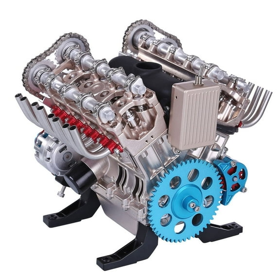 ENGINEKIT Teching 1:3 Metal V8 Car Engine Model Kit Mechanical DIY Assembly Recearch Educational Toy Adults Kids