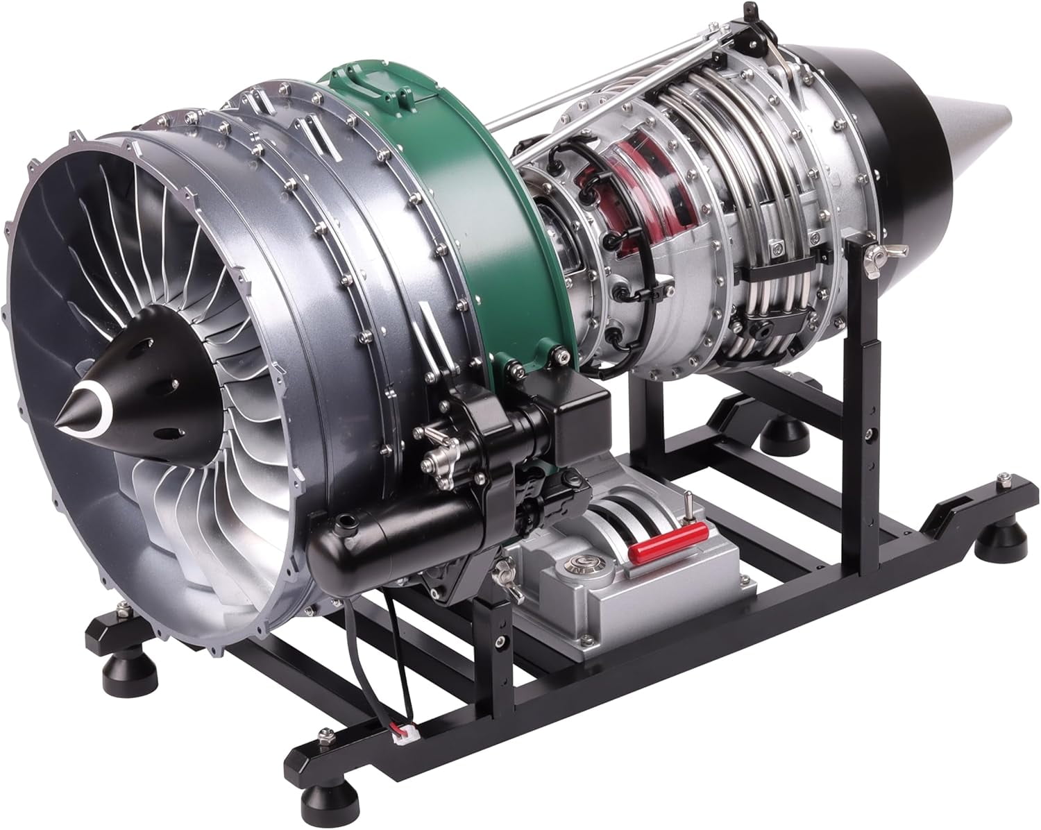 TECHING Twin-Spool turbofan Engine Model kit That Works Metal Assembly ...