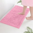 thumbnail image 1 of TECHMILY Extra Soft Chenille Bath Rug, Cloud White Microfiber Bathroom Rug with Non-Slip Backing, Super Absorbent, 20 x 30 in, 1 of 9