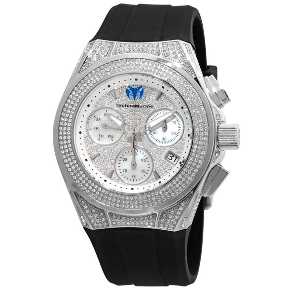TECHNOMARINE Watch MT 118107 Stainless Steel Quartz Female Black