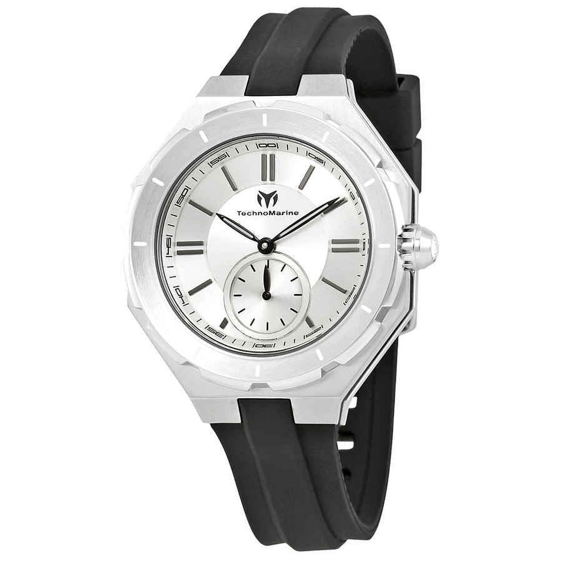 TECHNOMARINE Watch TM 118001 Stainless Steel Quartz Female Black Walmart